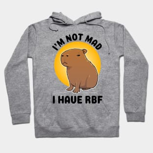 I'm not mad I have RBF Capybara Hoodie